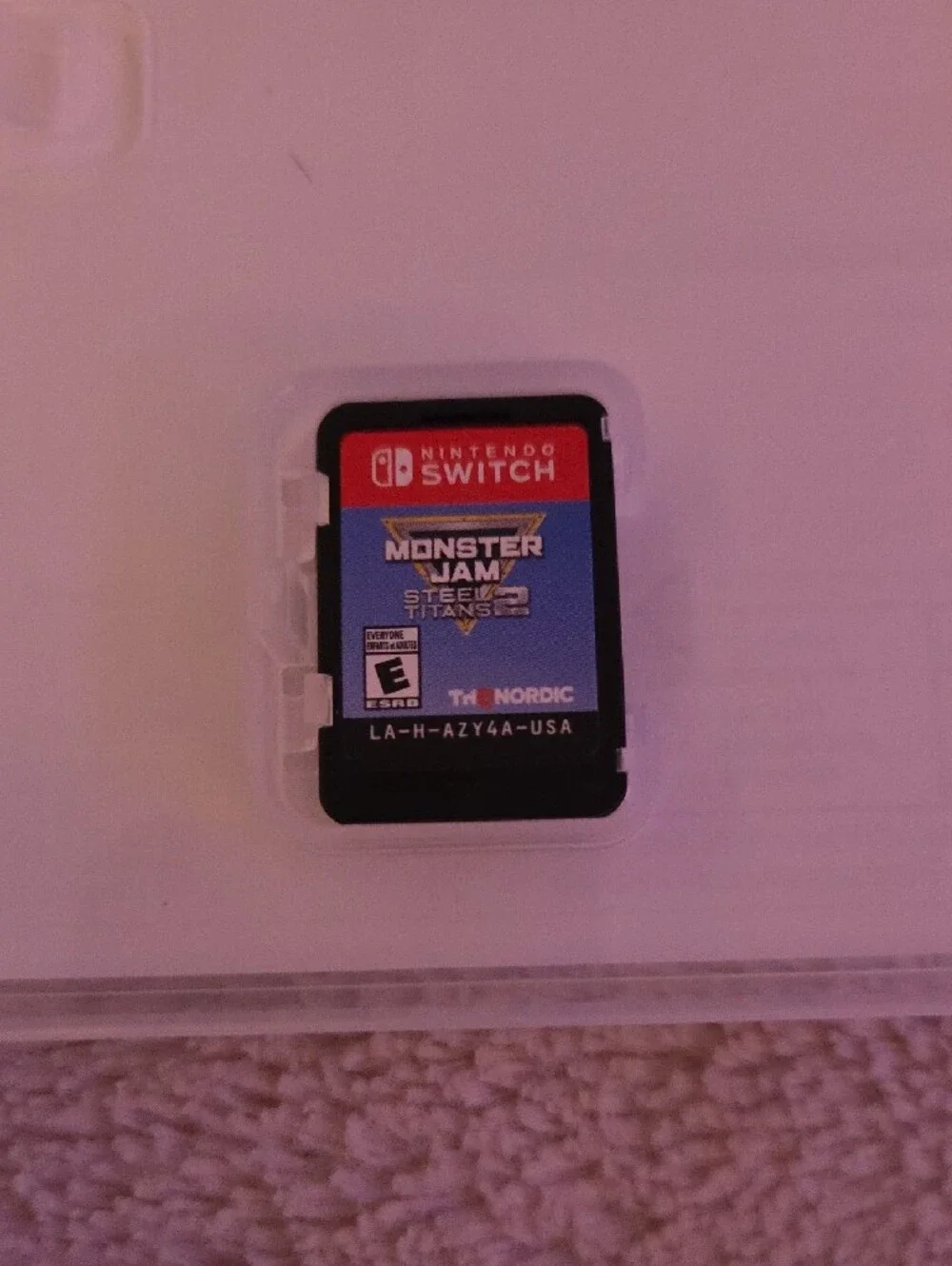 Monster Jam Steel Titans 2 for Nintendo Switch - Blue Case